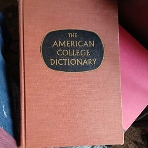 Antique Book, The AMERICAN COLLEGE DICTIONARY. COPYRIGHT‎ 1970